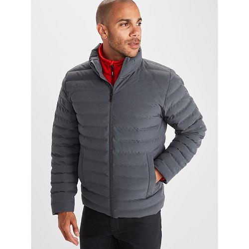 Marmot Down Jacket Grey NZ - Perry Jackets Mens NZ2043671